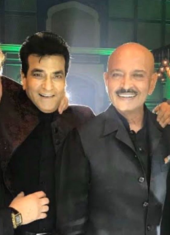 Rakesh Roshan with Jeetendra and Rishi Kapoor